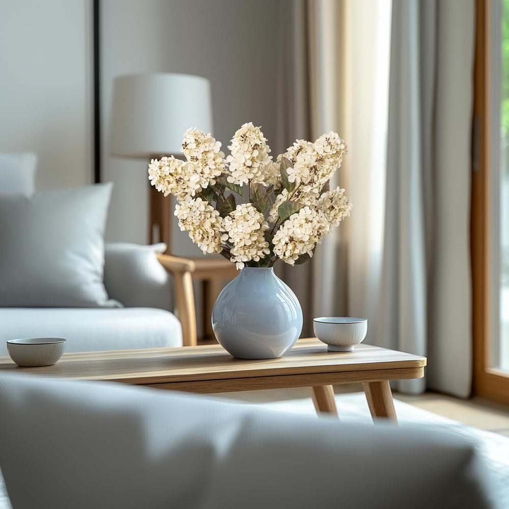 Hydrangea Artificial Flowers,Fall Hydrangeas Artificial Flowers, Fake Fall Dr...