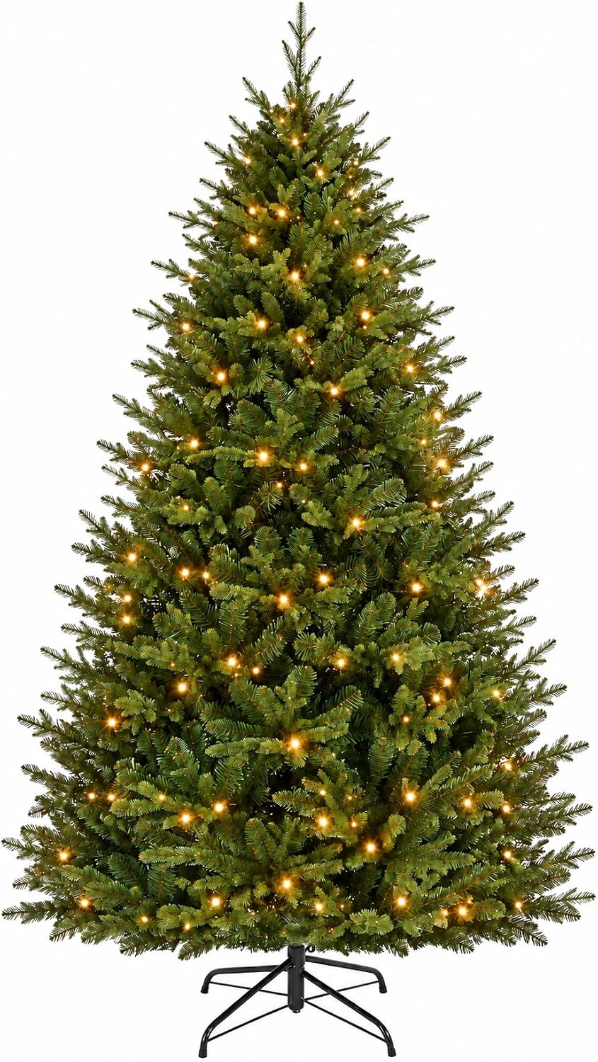 GarveeHome 6ft Artificial Christmas Tree, Xmas Tree with 1248 + Tips