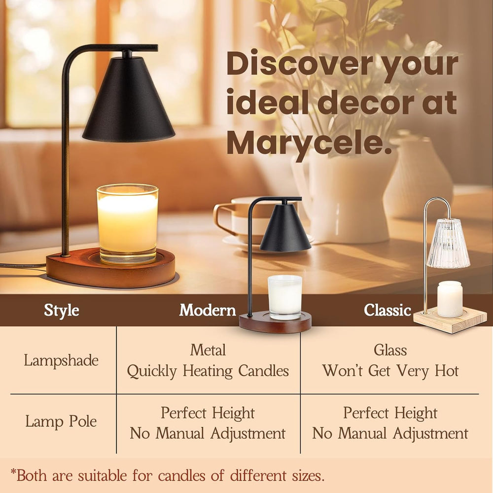 Candle Warmer Lamp with Timer, Electric Wax Lamp Gifts Home Decor