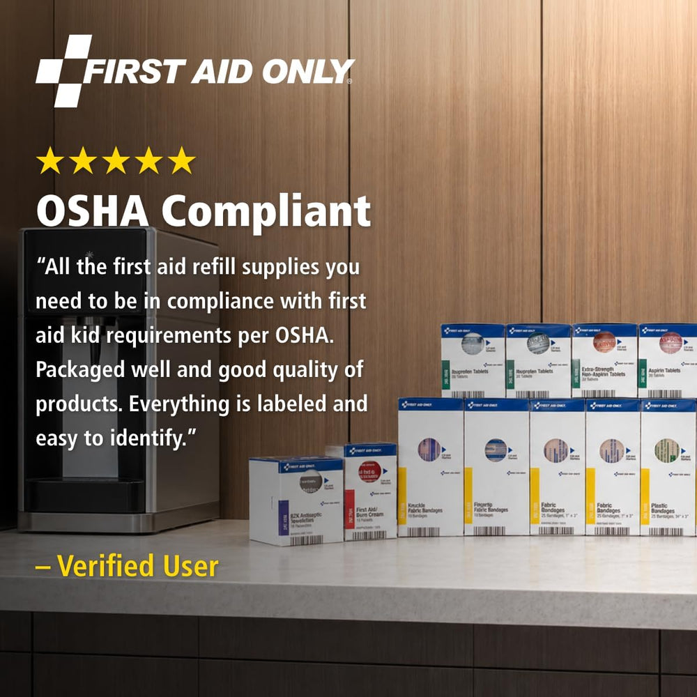 First Aid Only SmartCompliance 50-Person First Aid Refill, 237 Pieces