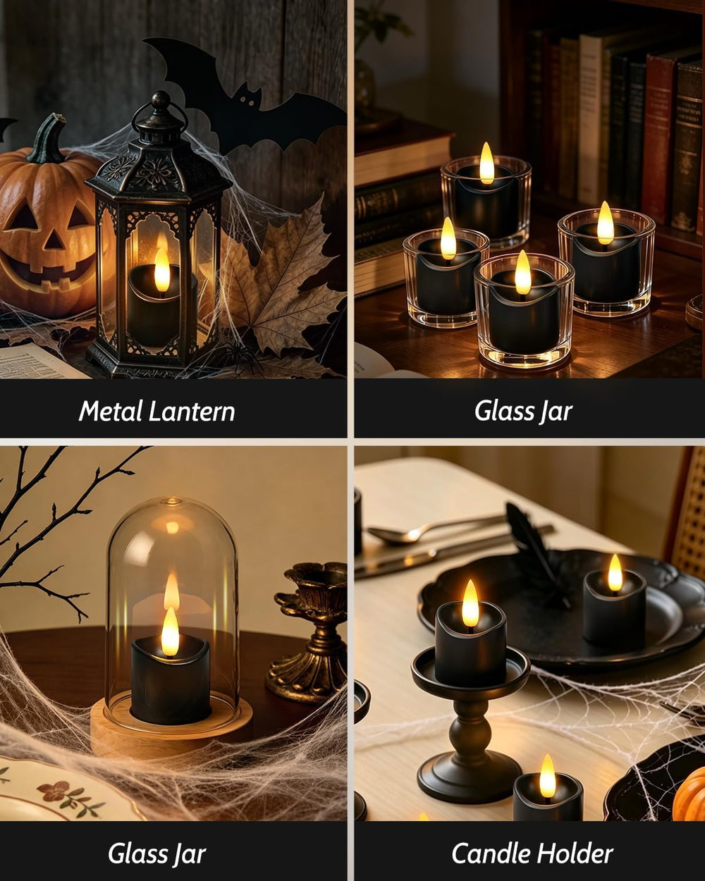 12 Pack Small Rechargeable Flameless Candles with Remote Timer