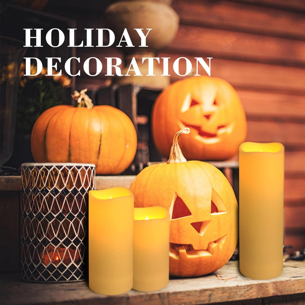 fclayvts 24-Pack LED Flameless Candles with Remote Control -Flickering Electr...