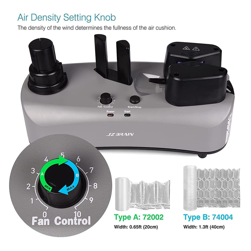 Air Cushion Machine - JZBRAIN YE300 Air Pillow Machine 110V Air Pillow Maker ...
