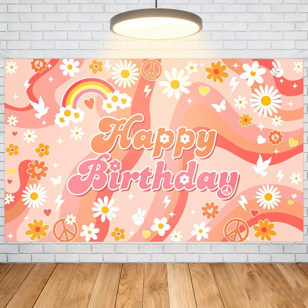Two Groovy Birthday Decorations Balloon Garland Arch Kit 223pcs