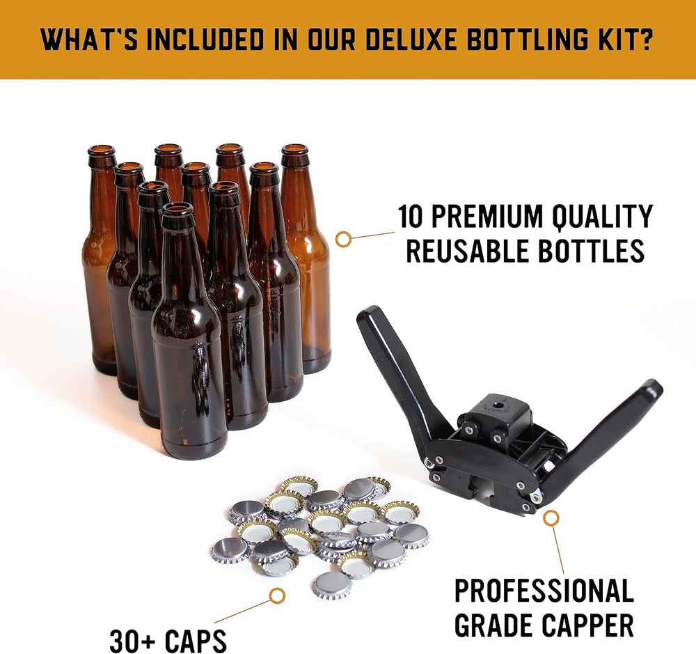 Deluxe Bottling Kit – Craft a Brew Homebrew Bottler Equipment – Home Brewing ...