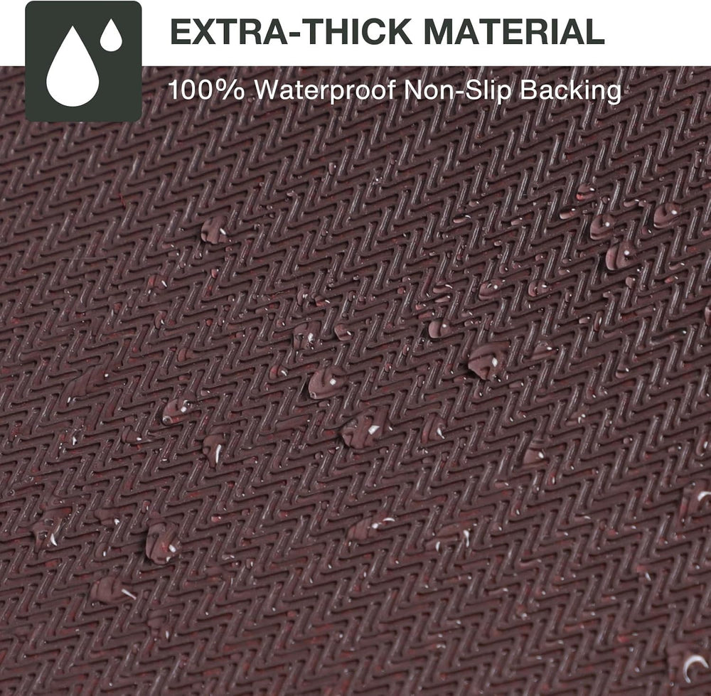 SALLOUS 450 GSM Extra Thick Runner Rug 4x50ft, Heavy-Duty Reusable Carpet Run...