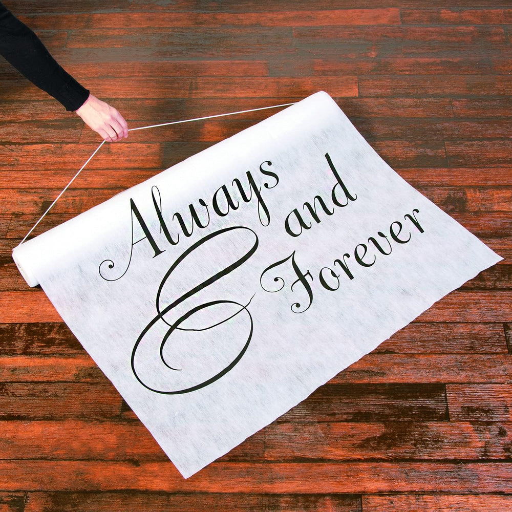 Fun Express Aisle Runner for Wedding Ceremony Outside