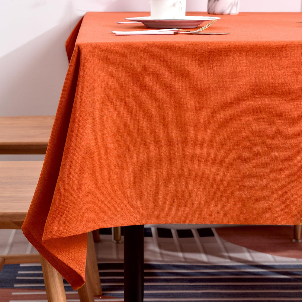 BALCONY & FALCON Rectangle Table Cloth Waterproof Mandarin 57"x118&q...