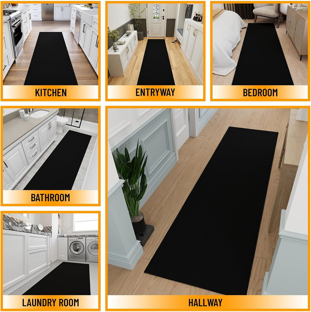 Ottomanson 2x12 Hallway Runner Rug – Non-Slip Kitchen Rugs