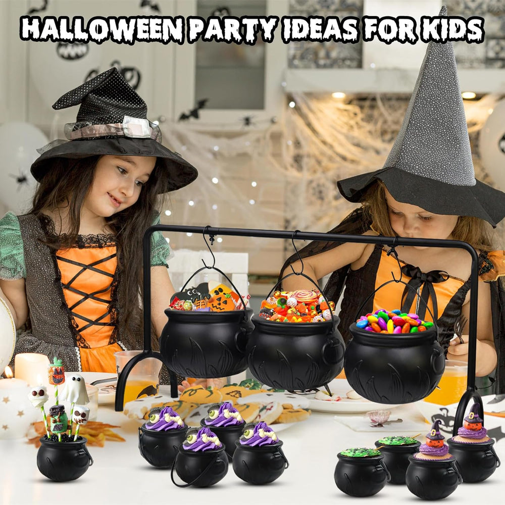 12 Pcs Cauldron Halloween Party Decorations Witches Cauldron Bowls