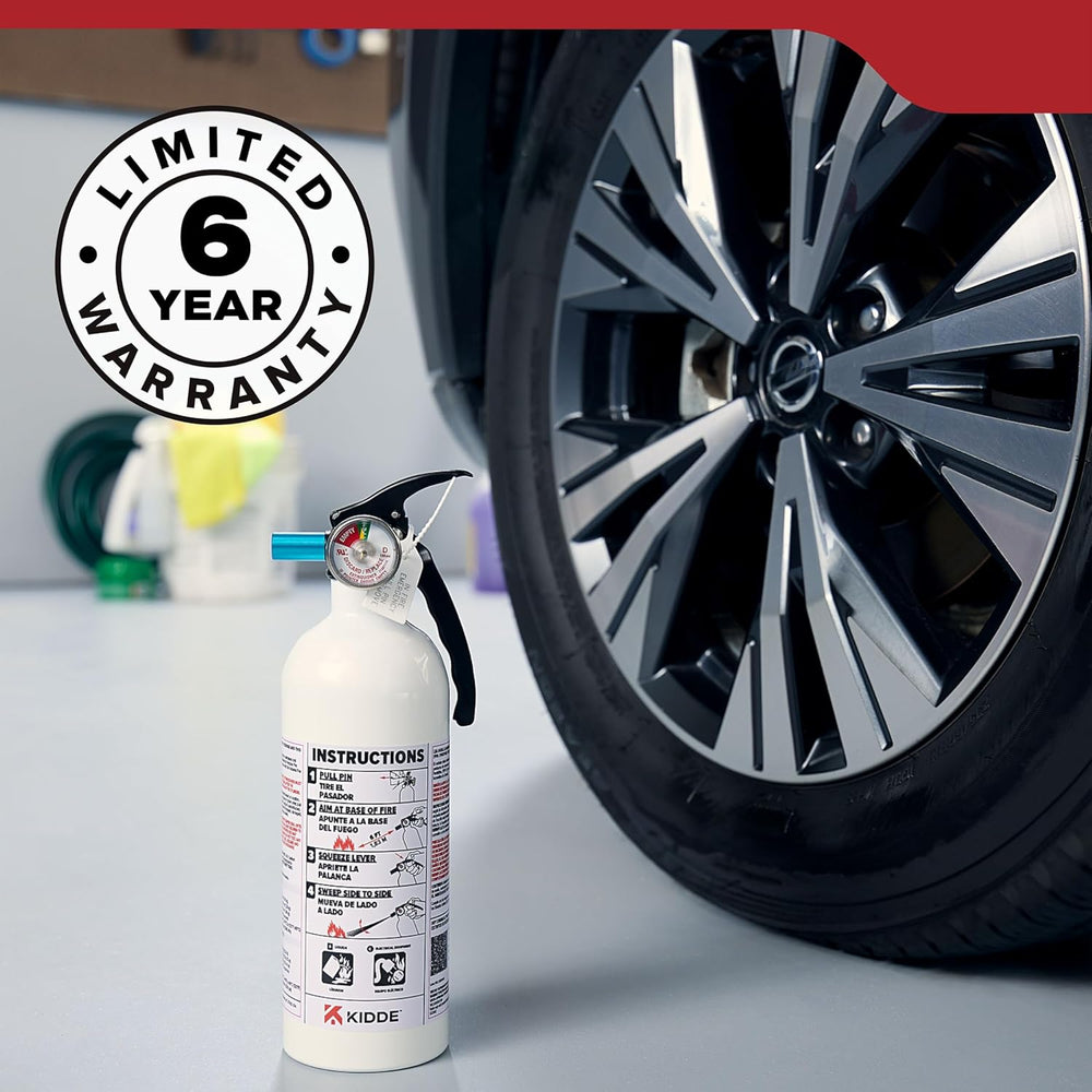 Kidde Auto 5 Fire Extinguisher for Cars and Trucks, 5-B:C, M5G