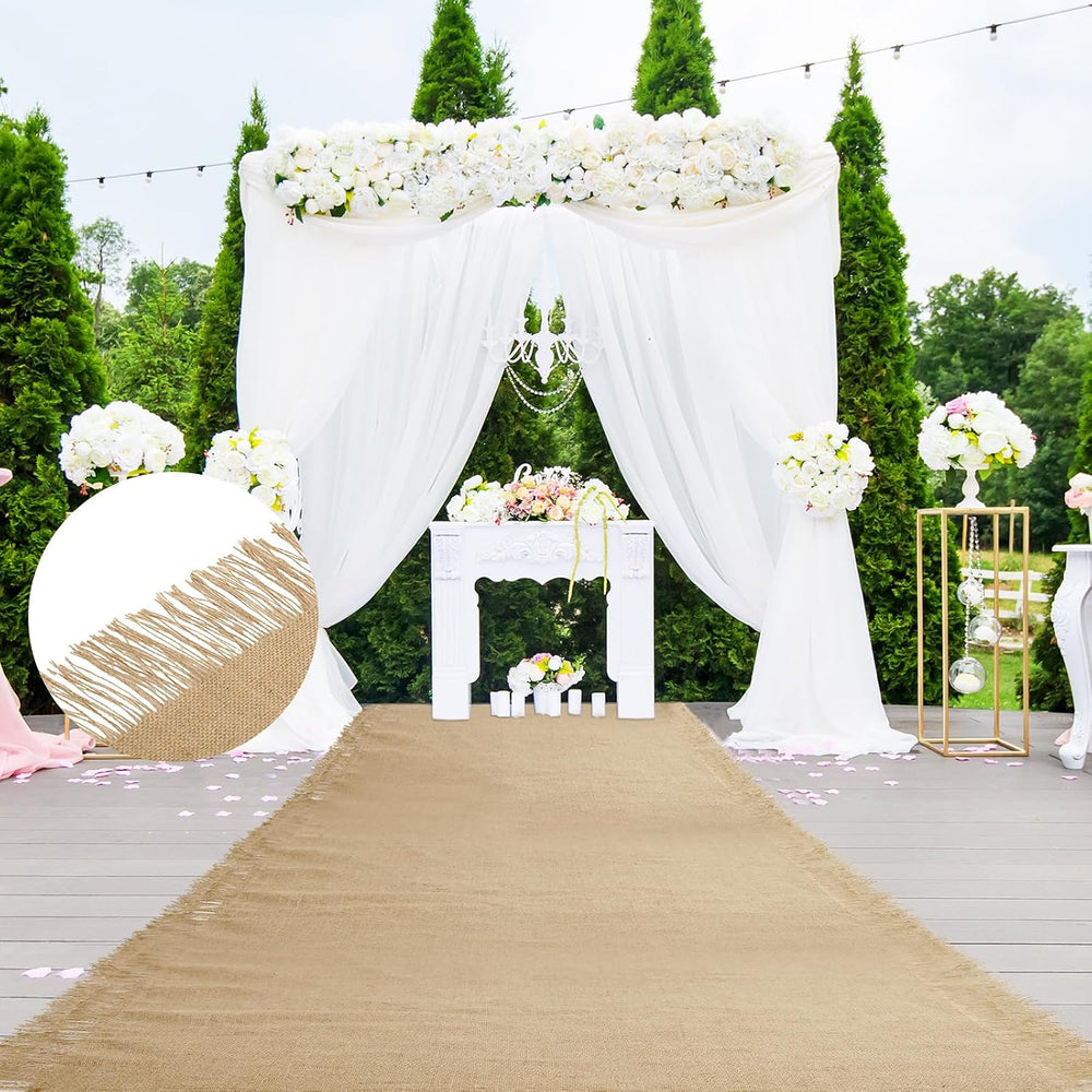 VitalCozy 1 Piece 40 Inch x 50 Feet Wedding Aisle Runners