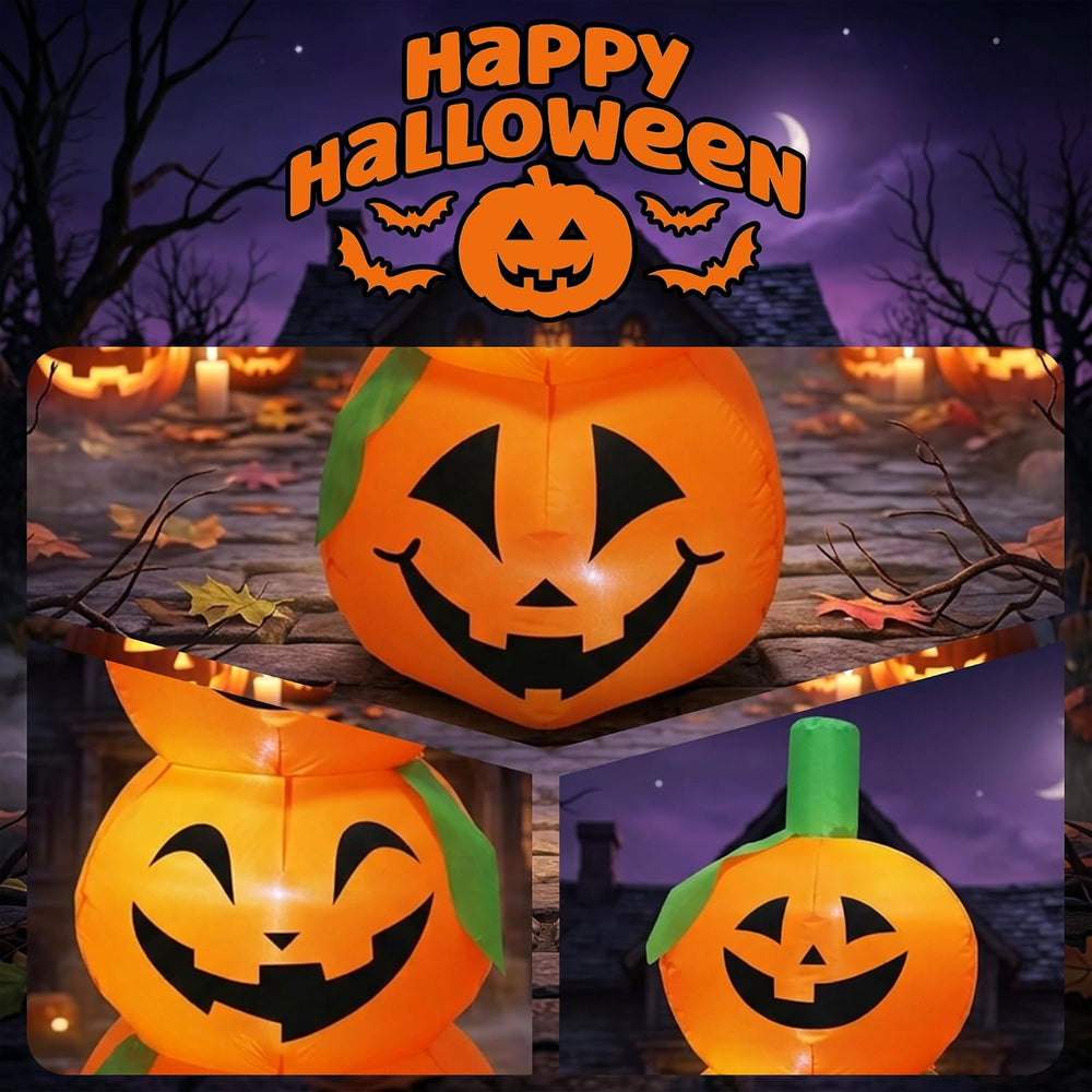 4.3FT Halloween Inflatable Pumpkin Blow Ups Outdoor Yard Decoration