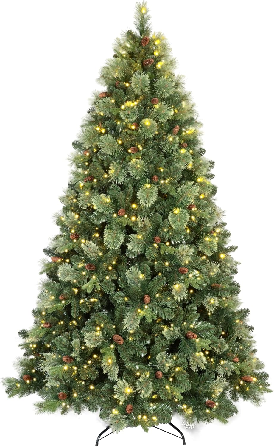 Kadunmina 5ft Pre-Lit Carolina Pine Christmas Tree, 290 Warm White Lights
