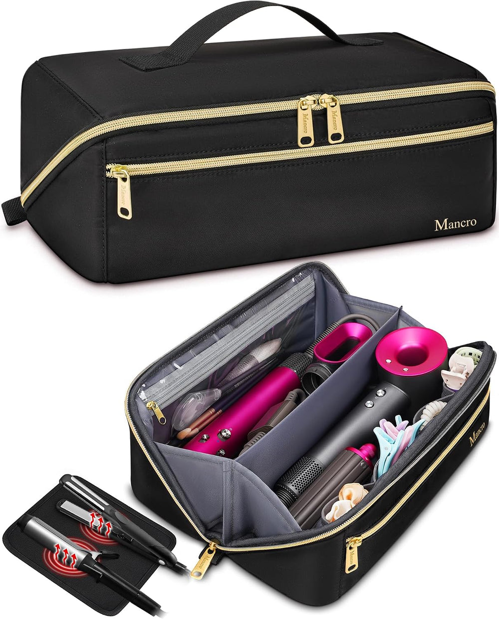 Mancro Hair Tools Travel Bag Compatible with Shark Flex Fusion, XL