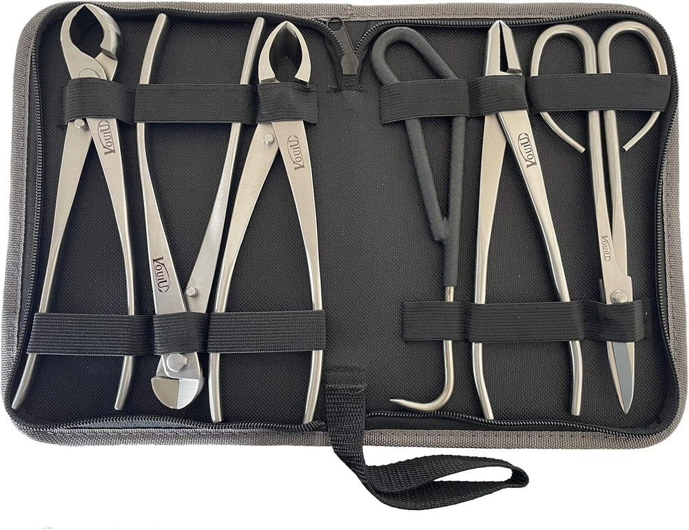 vouiu 6-Piece Bonsai Tool Set,Concave Cutter,Knob Cutter,Jin Pliers,Wire Cutt...