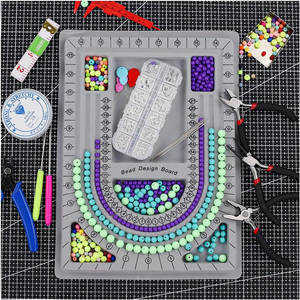 Bead Boards Jewelry Making Supplies for Adult Bead Tray Necklace Design Board...