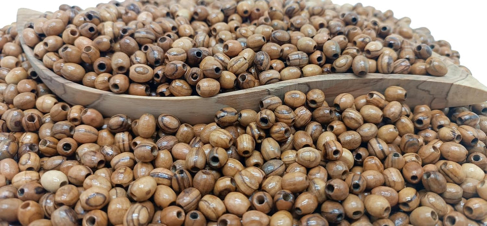 Nazareth Olive Wood Beads 10mm Oval Beads Rosary Parts Supplies (1000 Beads)