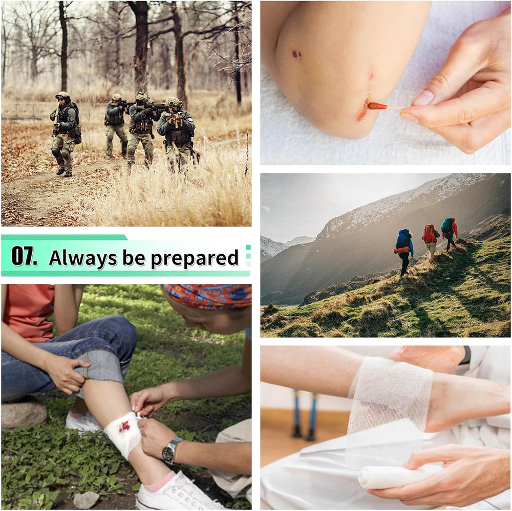 171PCS Survival First Aid Kit with Survival Gear, First Aid Supplies, Emergen...