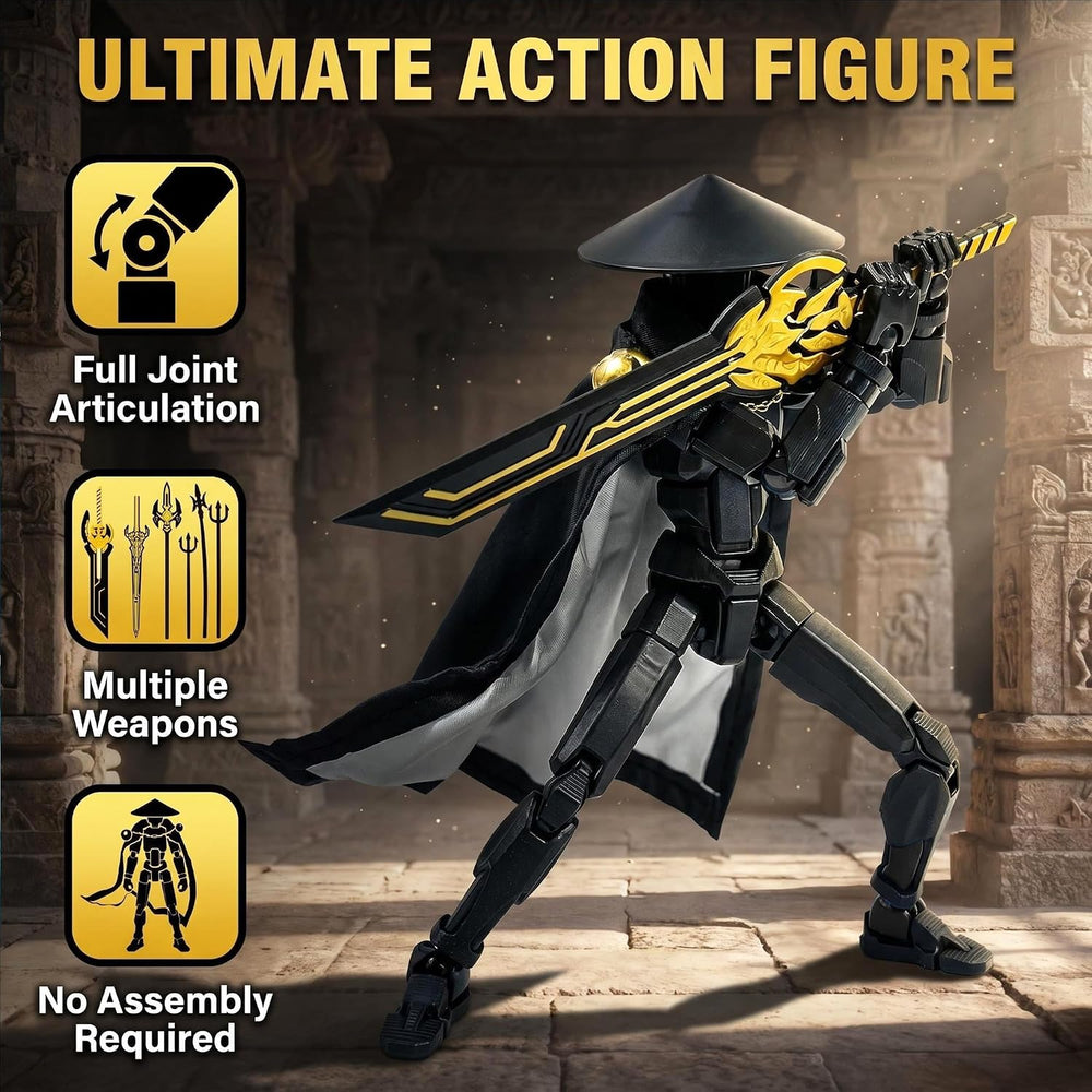 Assembly Completed Titan 13 Action Figure,Nova 13 Action Figure Desk Decor