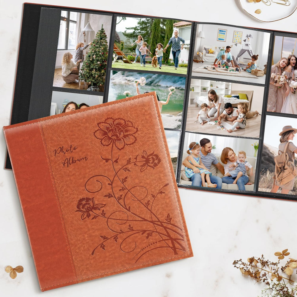 Artmag Photo Album 4x6 1000 Photos, Large Capacity Wedding Family Leather Cov...