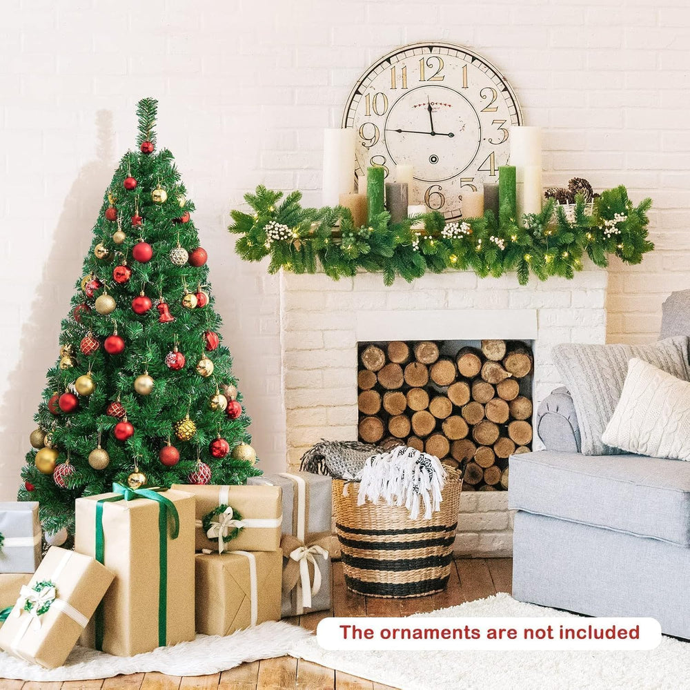 Goplus 5ft Artificial Christmas Tree with 350 PVC Branch Tips