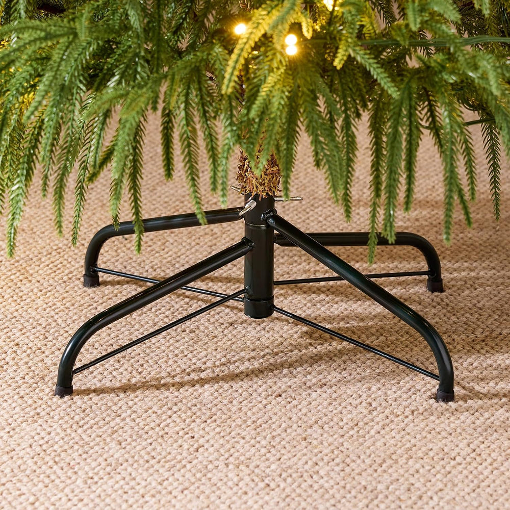 7ft Prelit Christmas Tree,Tall Xmas Tree with Lights