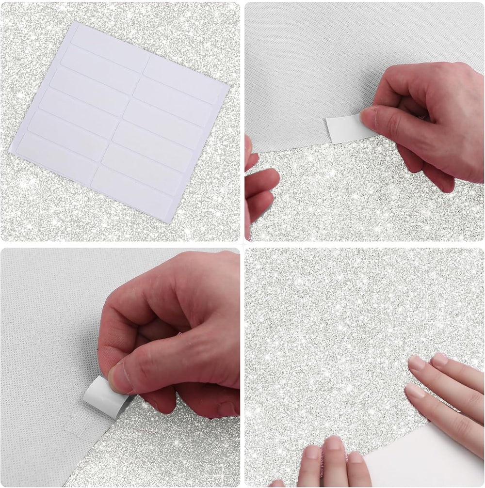 Glitter Carpet Runner for Party -200 GSM Thickness Non-Woven Fabric Runner Ru...