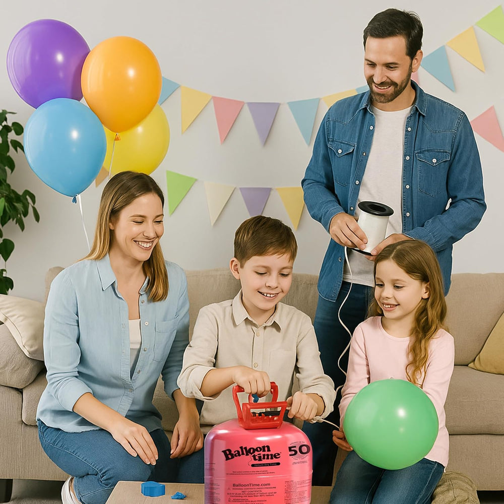 14.9 Cu Ft Helium Tank for Balloons At Home Balloon Pump Kit