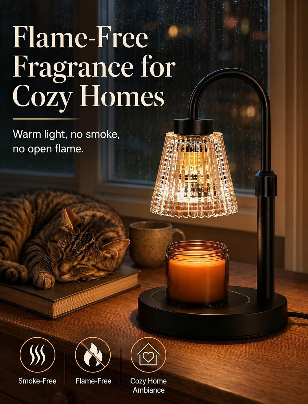 Candle Warmer Lamp with Timer and Dimmer Birthday Gifts for Women