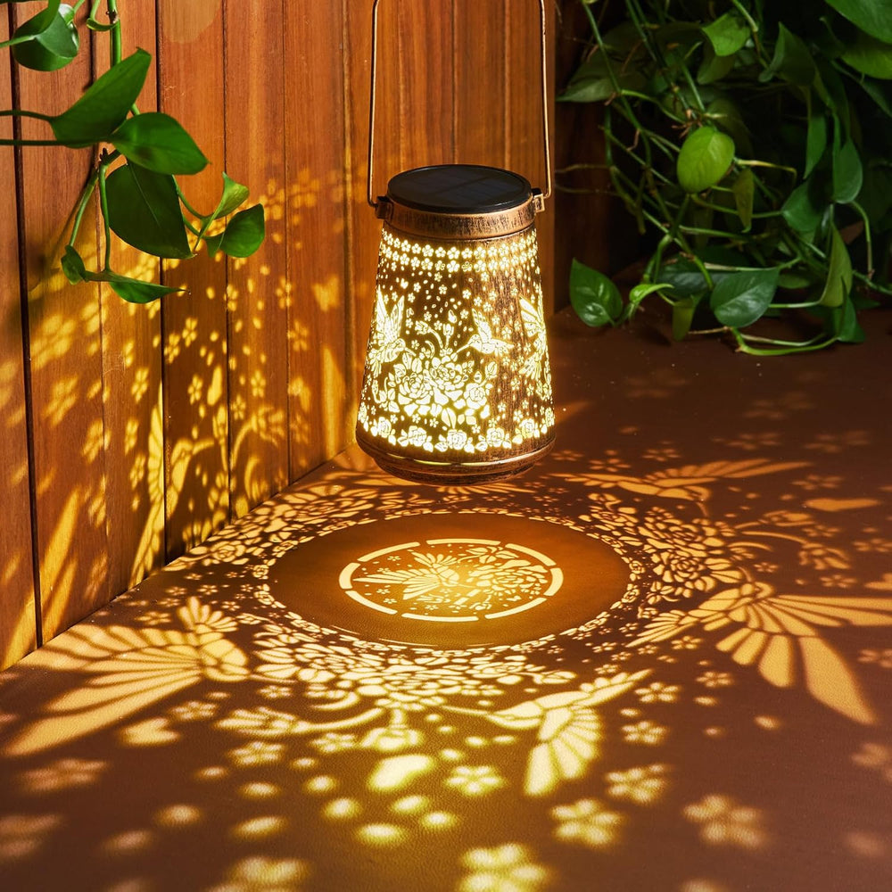 2 Pack Solar Lanterns Outdoor Waterproof Birthday Gifts for Women Mom Grandma...