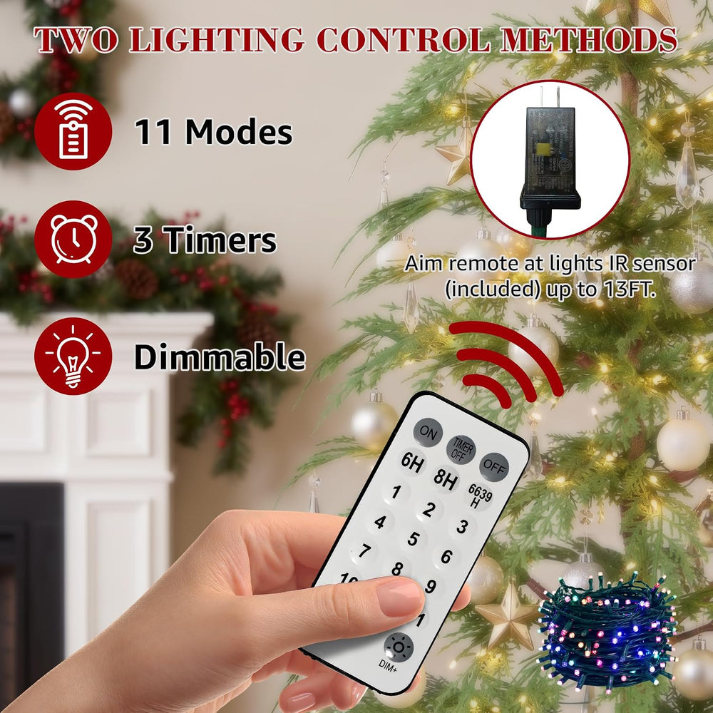 BOLUO 5ft Christmas Tree with Lights Artificial Real Touch Cypress Tree