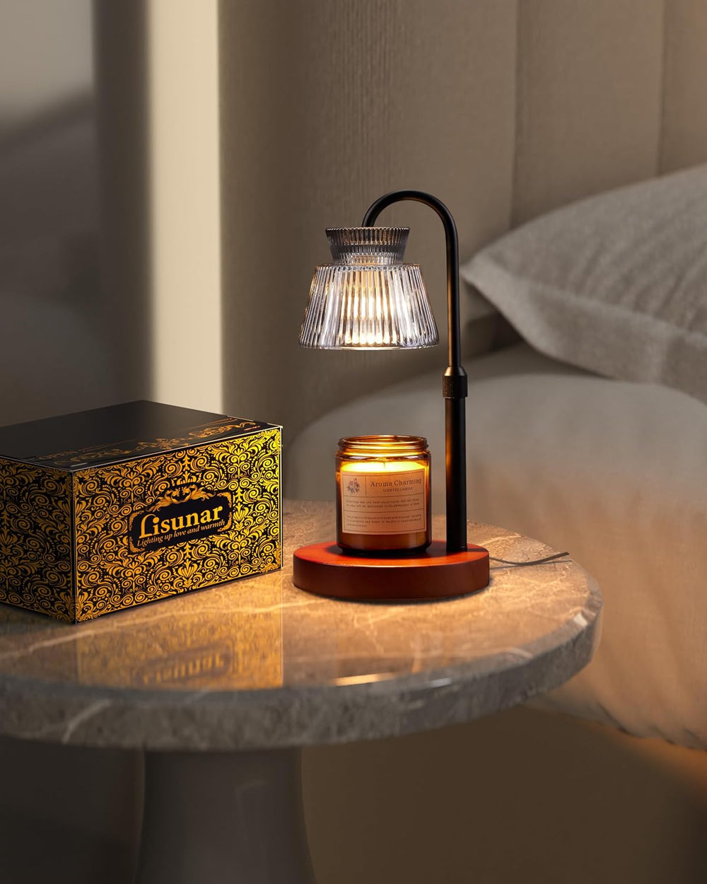 Candle Warmer Lamp with Timer &Dimmable Wax Melt Warmer for Scented Jar C...