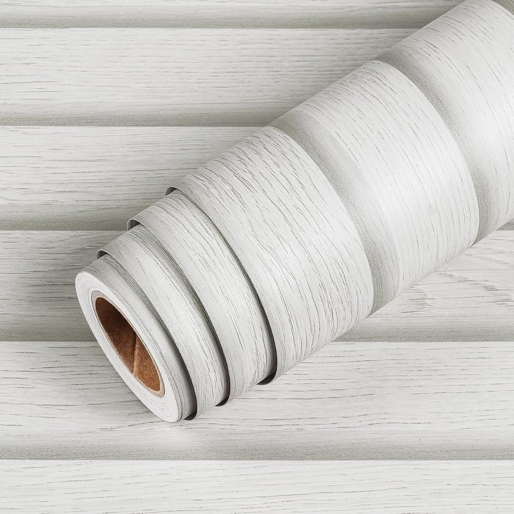 Livelynine 15.8x394 Beadboard Peel and Stick Wallpaper Removable Pre Pasted W...
