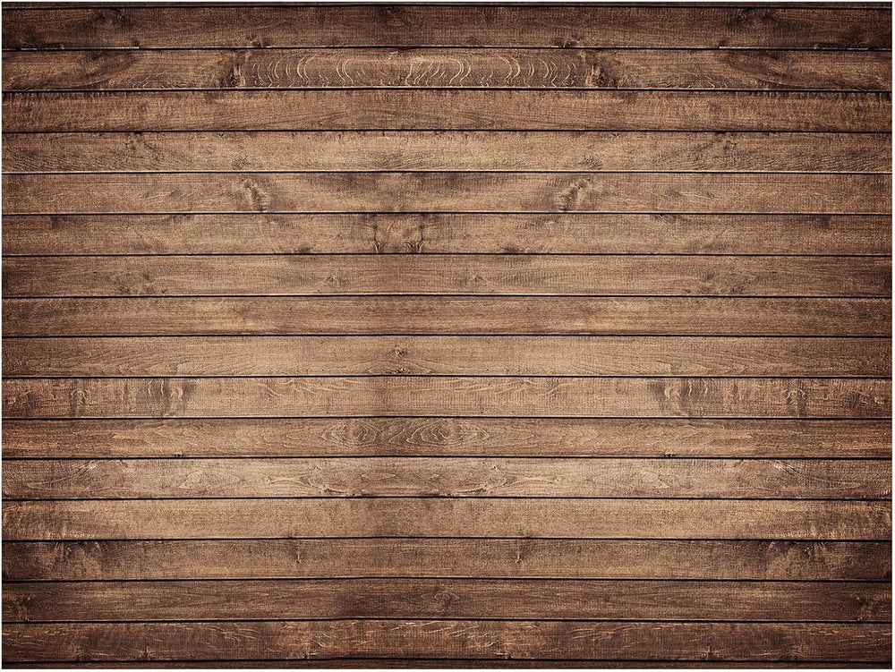 Mixweer Wood Backdrop for Photoshoot Western Party Decoration, 10 x 8 ft