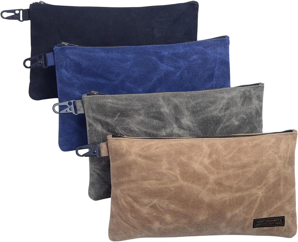 Heavy-Duty Canvas Tool Bag, Multipurpose Storage Pouch, Pouches for Organizat...