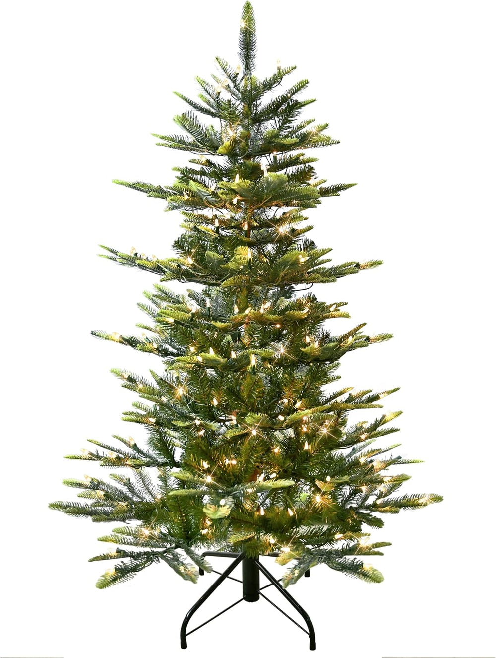 Puleo International 4.5ft Pre-Lit Aspen Fir Artificial Christmas Tree