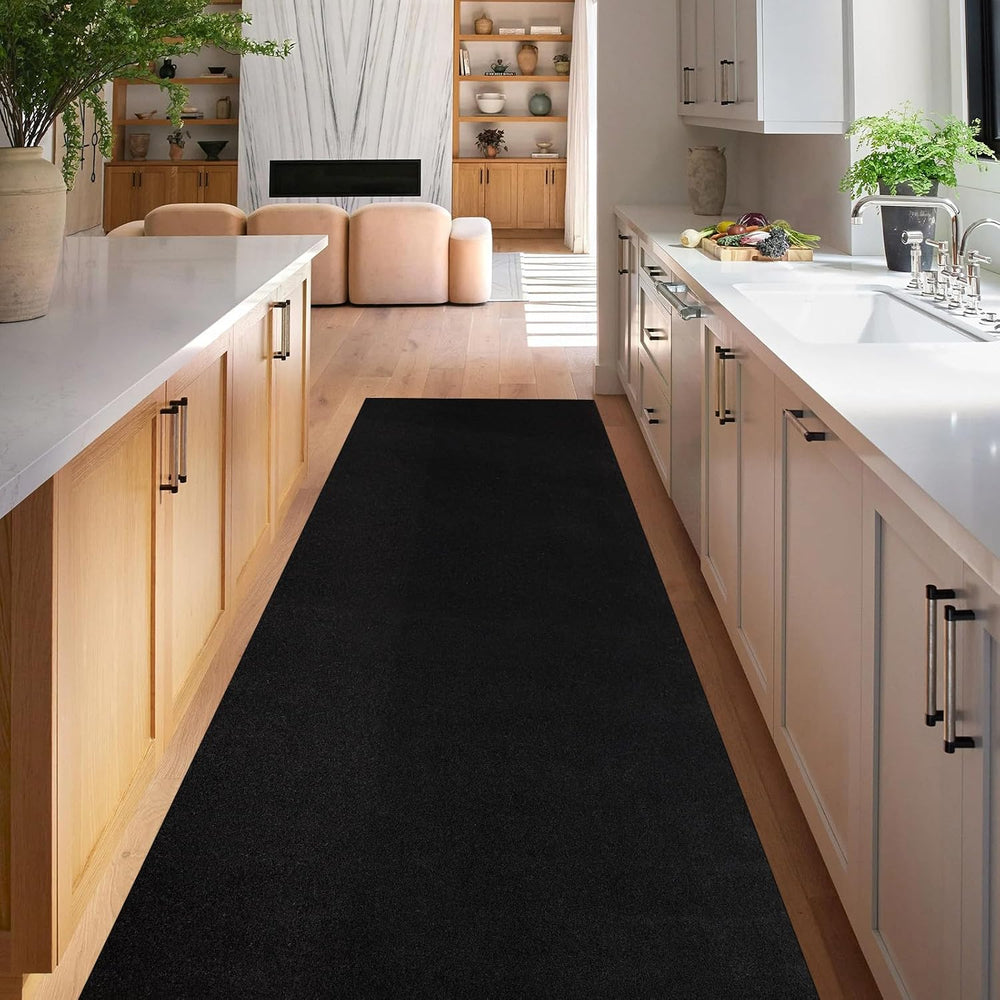 SALLOUS 450 GSM Extra Thick Runner Rug 4x50ft, Heavy-Duty Reusable Carpet Run...
