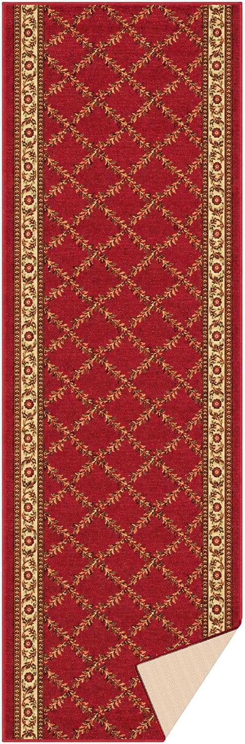 Ottomanson 3x14 Hallway Runner Rug – Non-Slip Kitchen Rugs