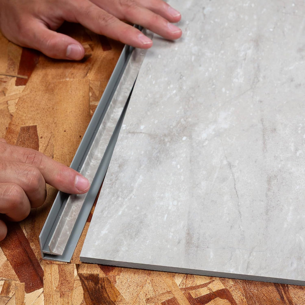Palisade 94 in. Vinyl Inside Corner Trim in Venetian Marble (5 Pack)