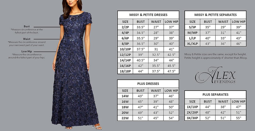 Alex Evenings Women's 2 Piece Tea Length Jacket Dress with Sequin Beaded ...