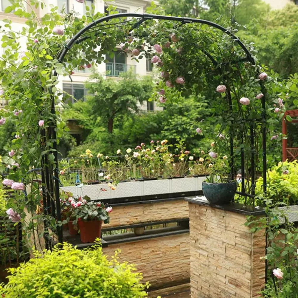 BUKLIYN Garden Arch Trellis - Garden Arch Size: 92.5in(L) * 105in(H)