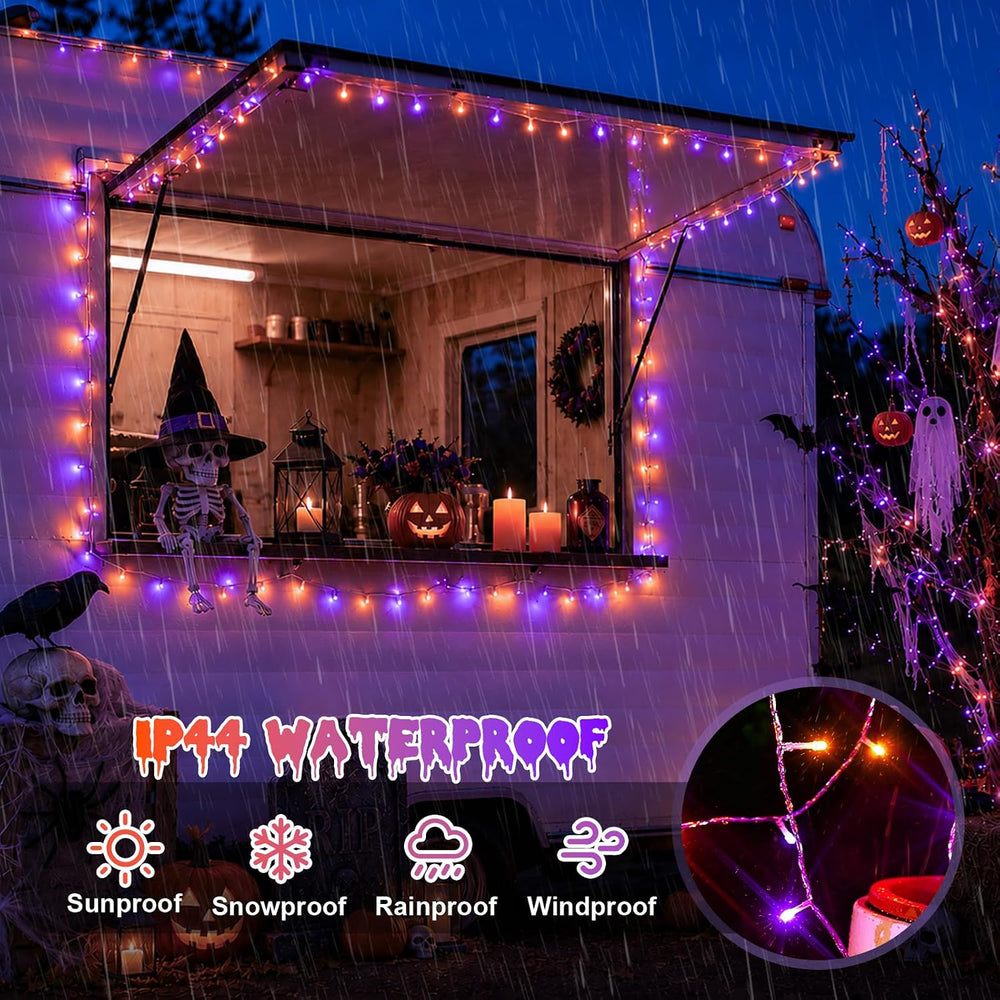 QITONG Halloween Lights Outdoor Waterproof, 165ft 500 LED Led Lights