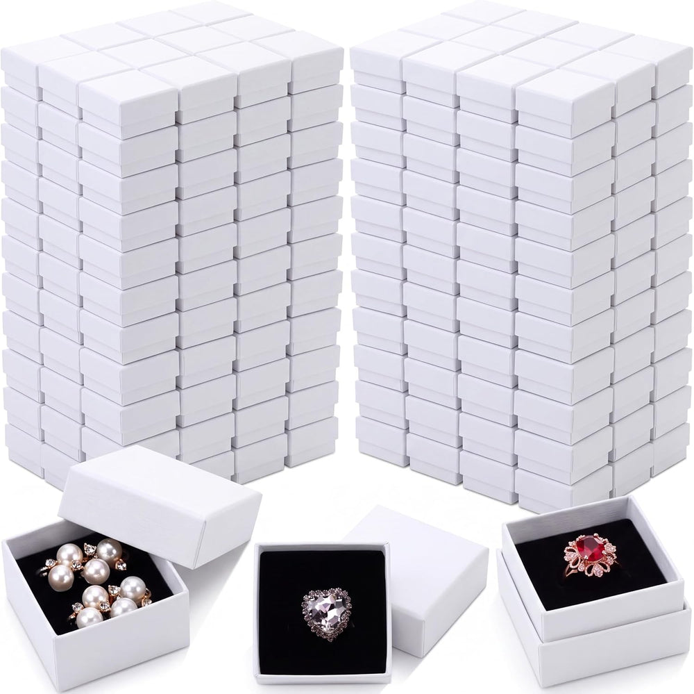 Landical 300 Pieces Jewelry Gift Boxes 2 x 2 x 1.2 Inch Jewelry Boxes Square ...