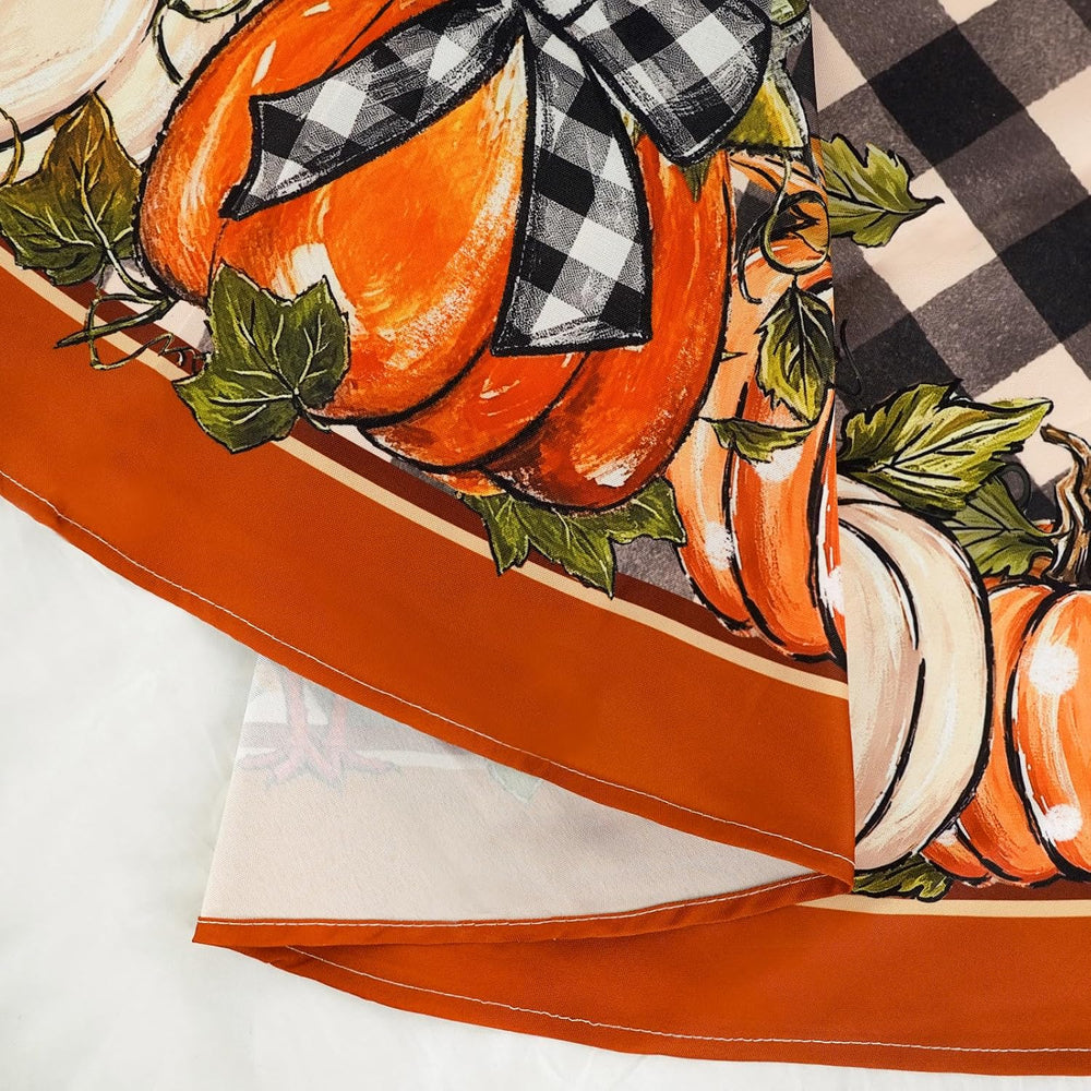 60"X120" Fall Thanksgiving Tablecloth, Water Resistant 140g Fabric ...