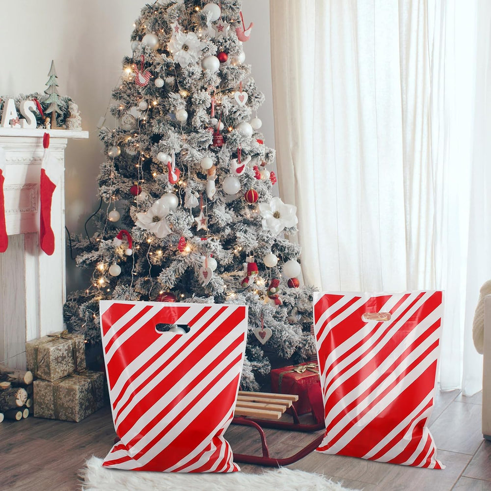 Tenceur 150 Pcs Christmas Jumbo Big Gift Bags 17'' x 12'', Re...
