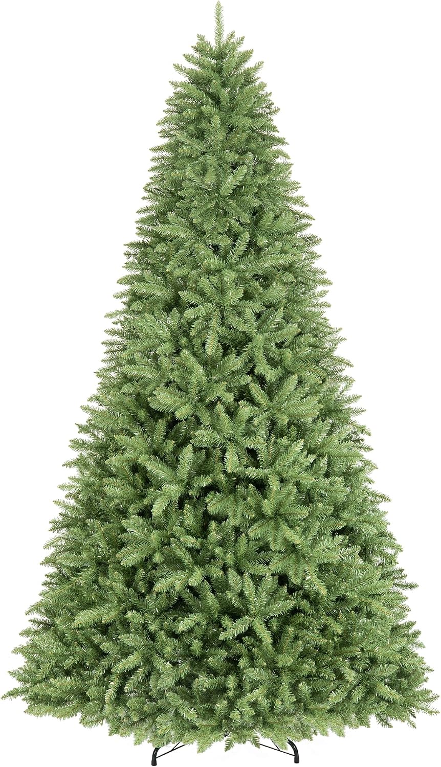Goplus 9 ft Artificial Christmas Tree with 4026 Lush PVC Branch Tips