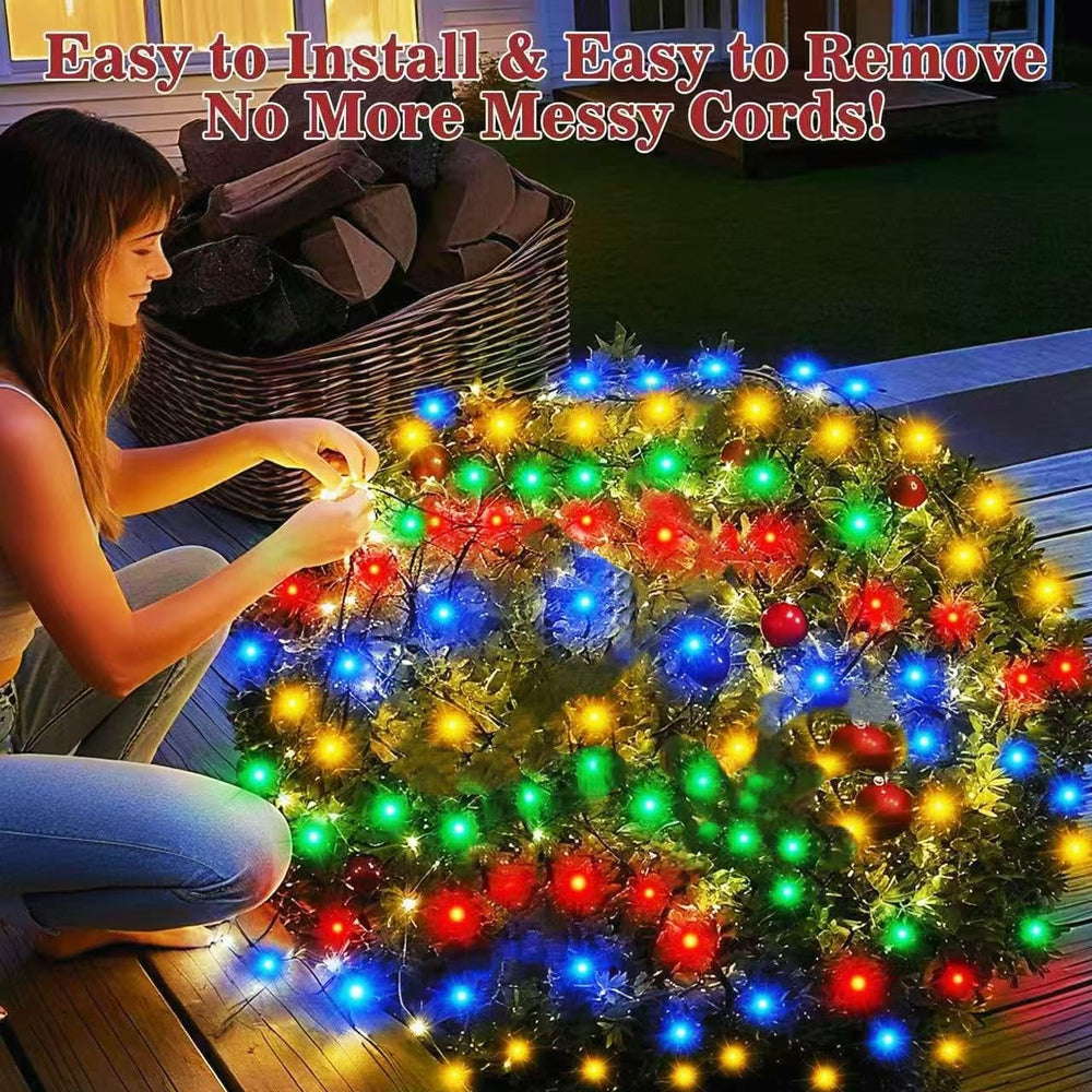 HYH Christmas Net Bush Lights 360 LED 12FTx5FT Multicolored Outdoor Mesh