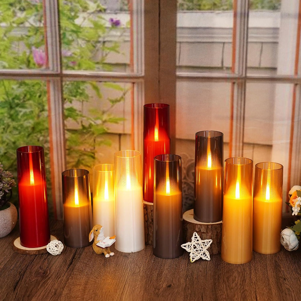 Flameless LED Candles Upgraded Realistic Flickering Flame,7Pcs Battery Operat...