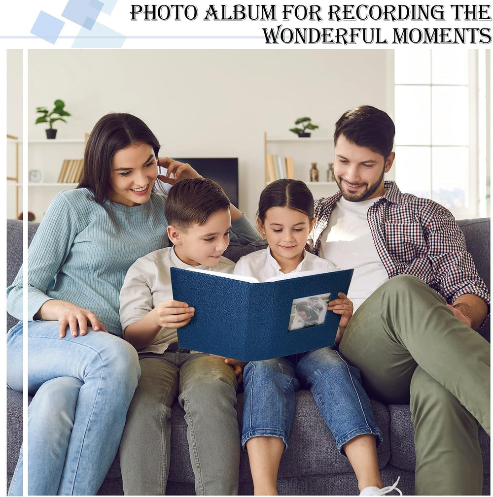 3 Pcs Photo Album for 4x6 Photos 300 Pockets Linen